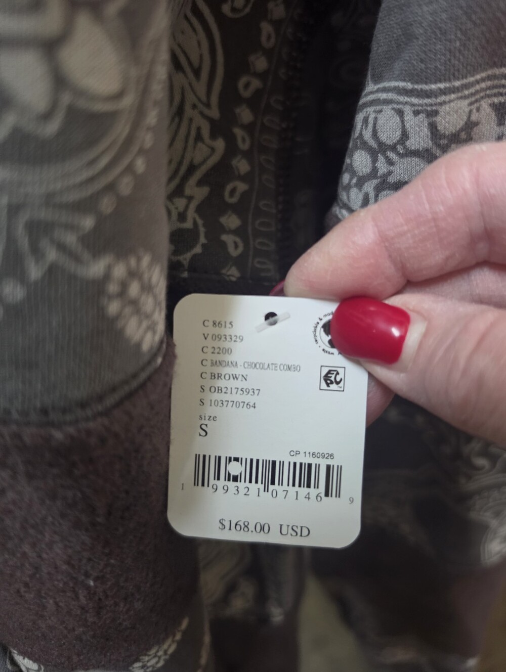 NWT FP Movement Final Call Logo Bandana Hoodie - Picture 8 of 12
